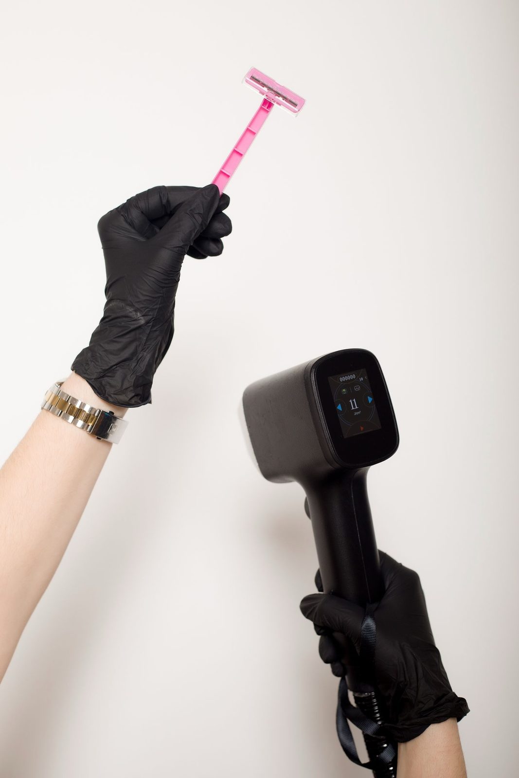 Épilation laser diode — préparation de la peau avant séance